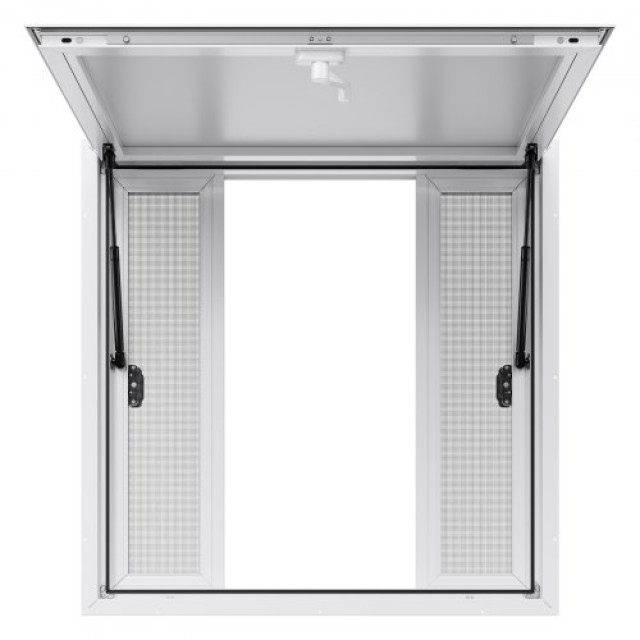 VEVOR Παράθυρο Εξυπηρέτησης με Τέντα 92x92 cm για Food Truck της VE...