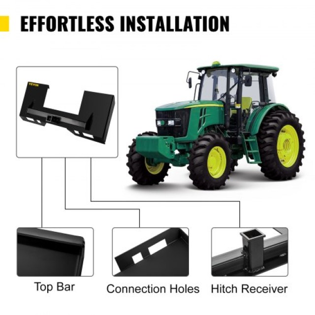 Πλάκα Σύνδεσης VEVOR για Φορτωτές Skid Steer 3000LBS  FHZXAZBHS-XK2...