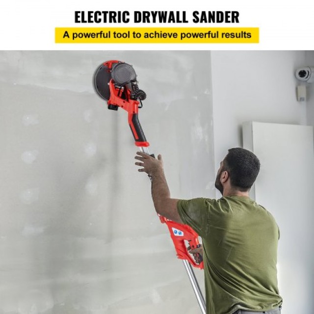 Ηλεκτρικό Τριβείο Γυψοσανίδας VEVOR 750W με LED και Σακούλα Απορρόφησης  QMDMJ750WZDZKDDT1V2