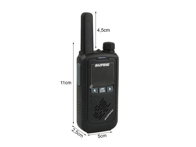 Σετ 2 Ασύρματων Walkie Talkie PMR Ραδιοτηλεφώνων με Ακουστικά 5907451353073 Verk Group