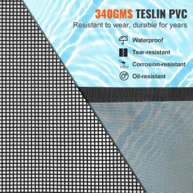 Περίφραξη Πισίνας VEVOR, 4 x 108 FT, Αφαιρούμενη Ασφάλεια για Παιδιά, Εύκολη Εγκατάσταση, Προστασία για Παιδιά & Κατοικίδια  DXYCWL4108FTYMRZ5V0