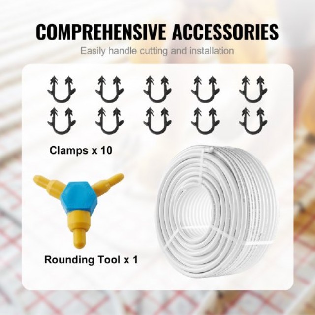 VEVOR Σωλήνας PEX-AL-PEX 328ft, 5/8 Διάμετρος, Σύνθετος Σωλήνας Δαπ...