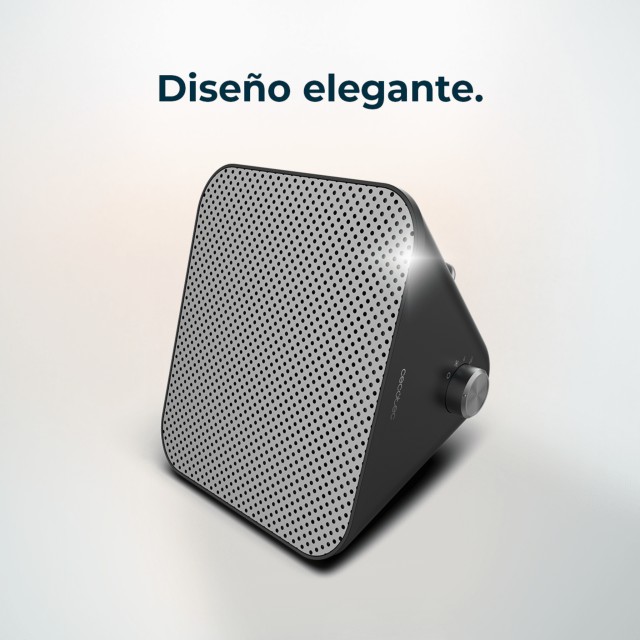 CECOTEC  Θερμαντικό ReadyWarm 1500 Max Κεραμικό Μαύρο με 1500 W, Ρυθμιζόμενο Θερμοστάτη και 3 Λειτουργίες  CEC-08286