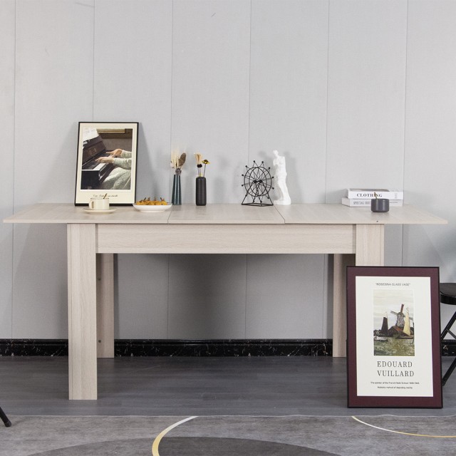 Shally Dogan  Επεκτεινόμενο Τραπέζι Φαγητού 90 x 140 έως 190 cm Εξο...