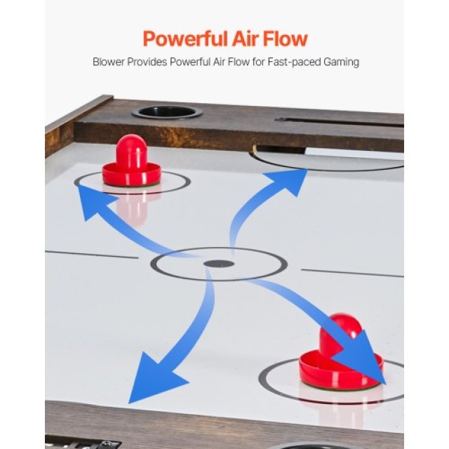 VEVOR Τραπέζι Air Hockey 3-σε-1 με Ποδοσφαιράκι και Πινγκ Πονγκ DZJFKQQGQZ540TIADV2