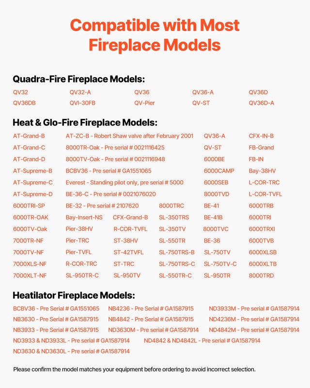 VEVOR Σύνολο Συναρμολόγησης Υδραερίου Τζακιού, Αντικατάσταση Φυσικο...