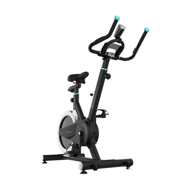 Ποδήλατο Spinning με Τροχό Αδράνειας 13 Kg, Οθόνη LCD, Παλμογράφο και Ρυθμιζόμενο Σέλα DrumFit Indoor 13000 Race CEC-07241 Cecotec