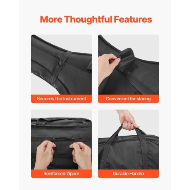 VEVOR Φορητή Θήκη Βιολοντσέλου 4/4 από Σύνθετες Ίνες Άνθρακα DTQHTQ...