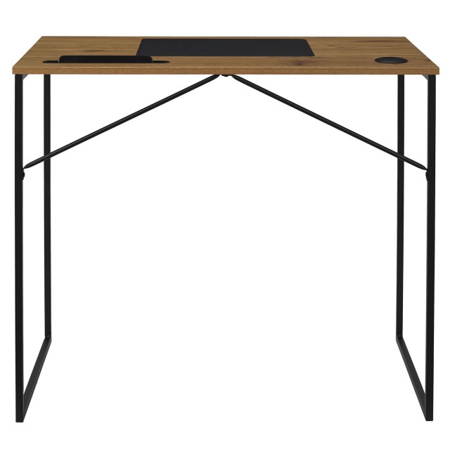 Home Deco Factory Γραφείο Ξύλου και Μετάλλου Link 90 x 76 x 50 cm H...