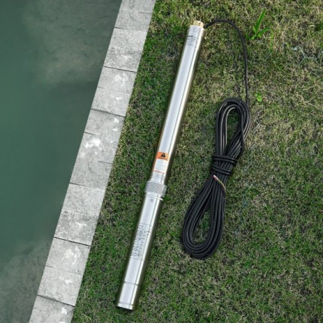 VEVOR Αντλία Υποβρύχιας Γεώτρησης 550W από Ανοξείδωτο Χάλυβα, Βάθος 210ft, Ροή 65L/min SJQSB750W400787CRV2