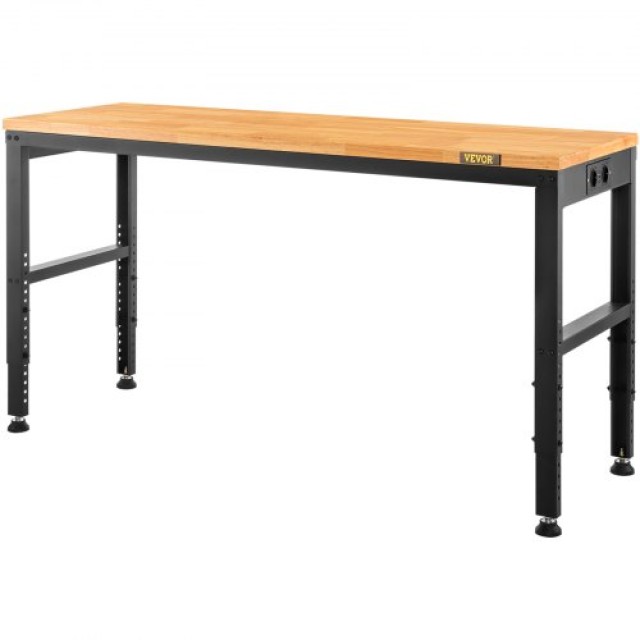 Ρυθμιζόμενος Πάγκος Εργασίας VEVOR 183x64cm με Ξύλινη Επιφάνεια & Μεταλλικό Σκελετό, 900KG Φορτίο, Ρεύμα, για Γραφείο/Σπίτι/Εργαστήριο  SMKDJGZTBDLZO5IUXV2