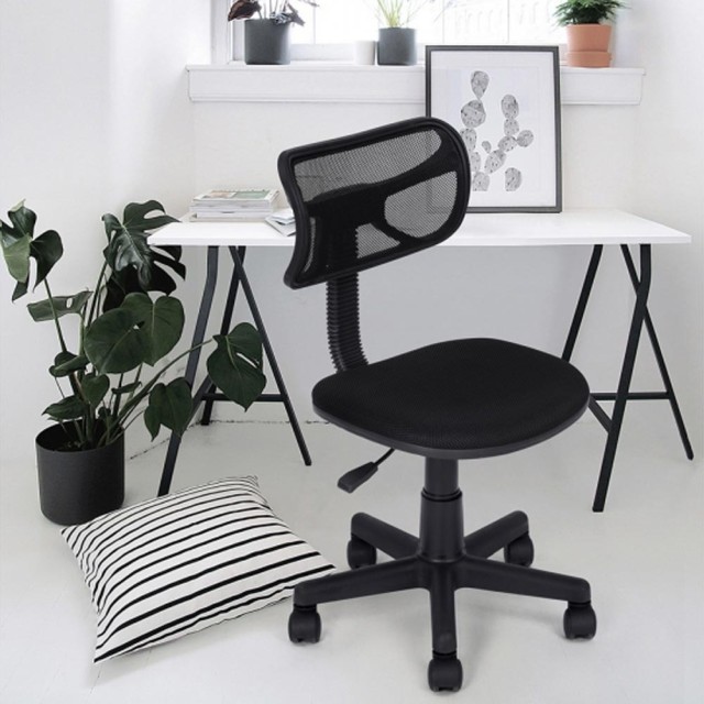 BAKAJI  Περιστρεφόμενη Καρέκλα 5 Ρόδες Γραφείου Δωμάτιο Γραφής Εργο...