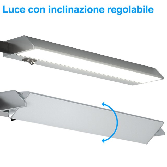 BAKAJI Λαμπα LED Κάτω από Ντουλάπι 60cm για Κουζίνα/Ντουλάπα - 60 L...