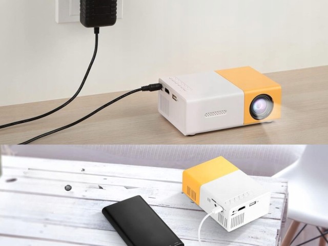 Verk Group Φορητός Προβολέας Τηλεόρασης YG300 Έκδοση 2025 Full HD μ...