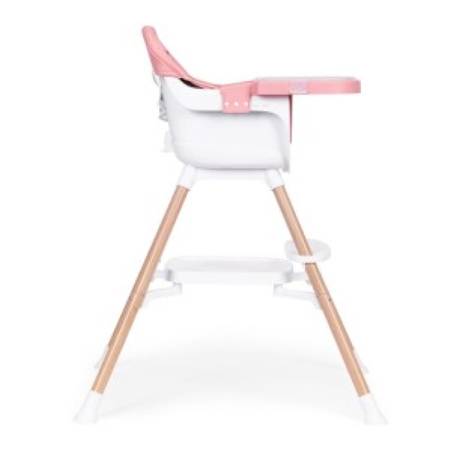 ECOTOYS Καρεκλάκι φαγητού για παιδιά 2 σε 1 ροζ HC508-Pink