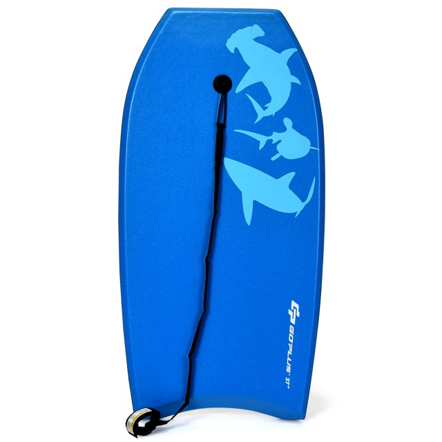 Costway  Ελαφριά και Ανθεκτική Σανίδα Bodyboard για Παιδιά και Ενήλικες με Τρία Δημιουργικά Σχέδια OP3855-L
