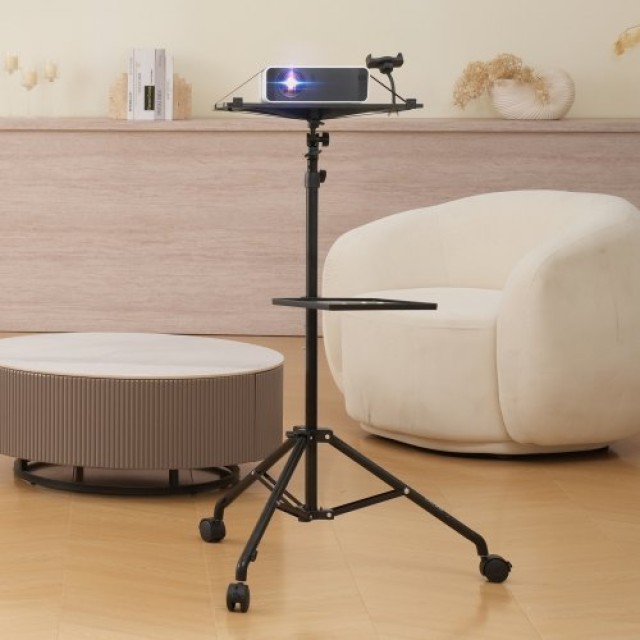 VEVOR  Βάση Προβολέα με Ρόδες & Βάση Laptop, Ύψος 31.3-67.3 SJJSTYYZJSTP3861GV0