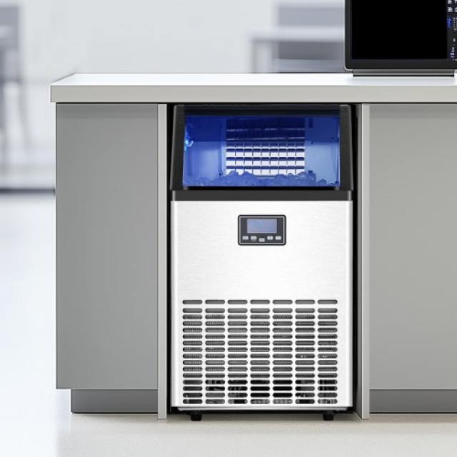 VEVOR Εμπορική Παγομηχανή 100lbs/24H Freestanding Cabinet Machine Z...