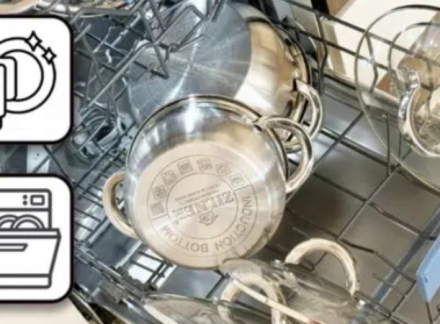 Σετ Μαγειρικά Σκεύη - Κατσαρόλες 12 τεμάχια Inox ZL-8331 ZILNER