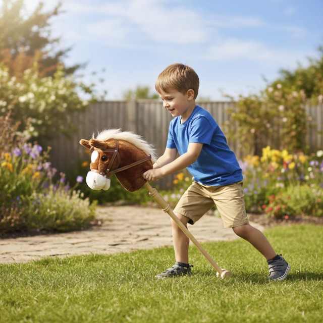 AIYAPLAY Άλογο με Μπαστούνι και Ρεαλιστικούς Ήχους για Παιδιά 24+ Μ... AIYAPLAY Άλογο με Μπαστούνι και Ρεαλιστικούς Ήχους για Παιδιά 24+ Μ...