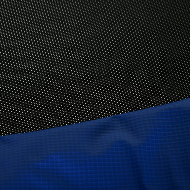 SPORTNOW Ελαστικό τραμπολίνο με σκάλα και δίχτυ ασφαλείας, από ατσάλι και πλαστικό, Ø180x200 cm, μπλε A71-036V00BU