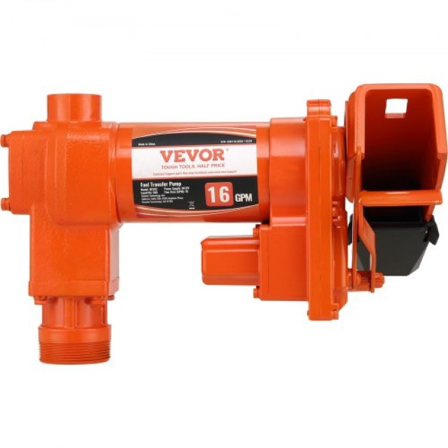 VEVOR Αντλία Μεταφοράς Καυσίμου 12V DC, Αυτοκίνητη 16 GPM, με Αυτόμ...