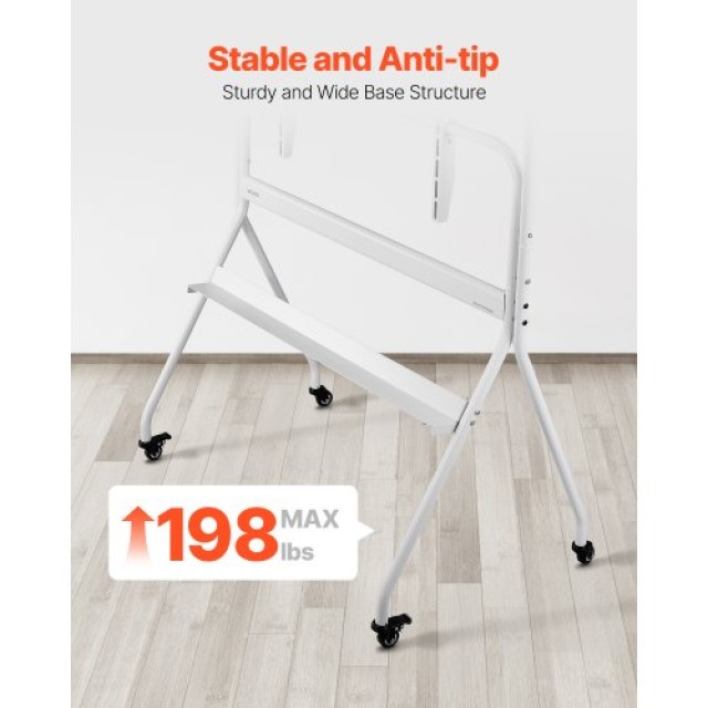 VEVOR Κινητό Τρόλεϊ Τηλεόρασης για Οθόνες 35-100 Ιντσών έως 198 Λίβ... VEVOR Κινητό Τρόλεϊ Τηλεόρασης για Οθόνες 35-100 Ιντσών έως 198 Λίβ...