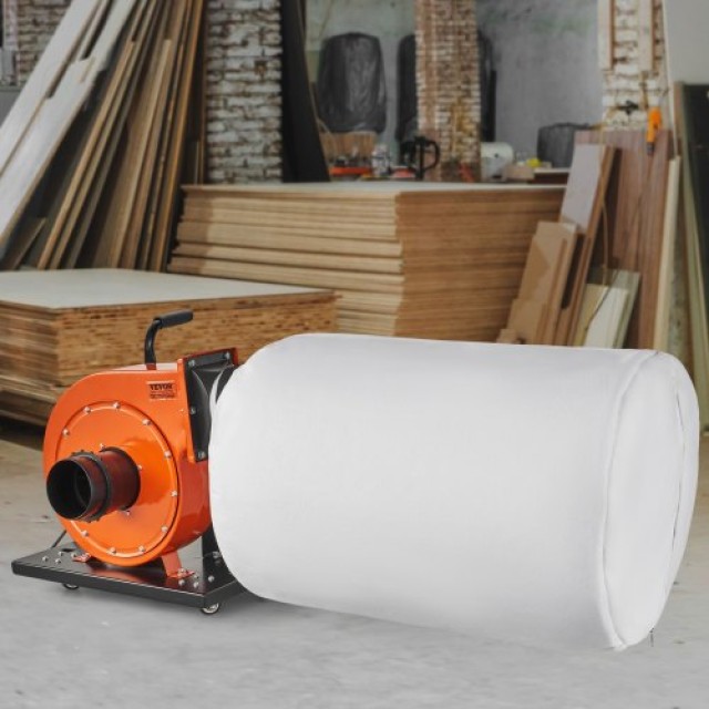 Συλλέκτης Σκόνης VEVOR 1HP 460 CFM με Σακούλα 21 Γαλόνια  JCQ1HPLSDTBD6SWIQV2