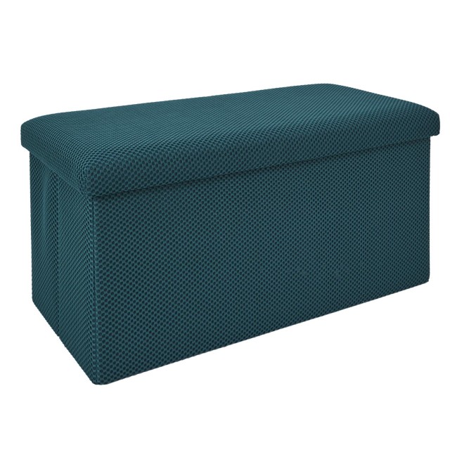 Home Deco Factory Πτυσσόμενο Μπλε Κουτί Αποθήκευσης ATOME 76 x 38 x...