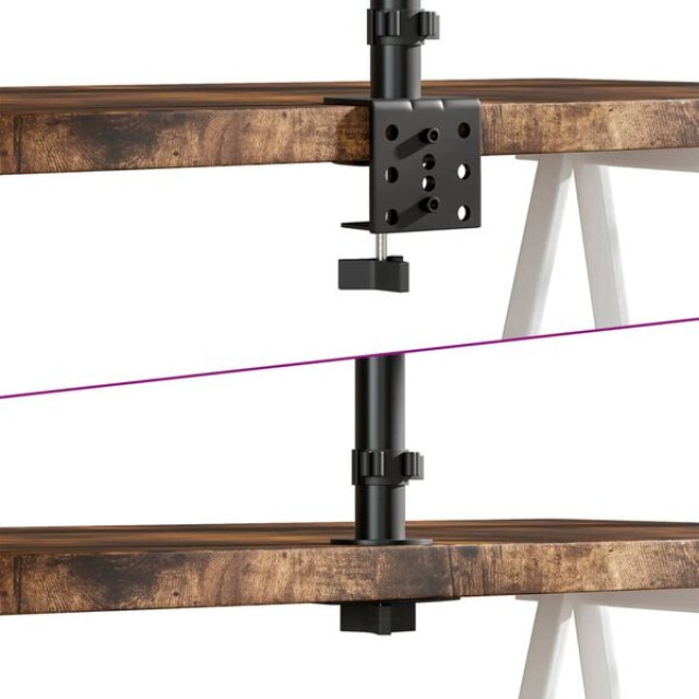 vidaXL Βάση Οθόνης VESA Μαύρη 75/100 χιλ. από Ατσάλι 358005 vidaXL Βάση Οθόνης VESA Μαύρη 75/100 χιλ. από Ατσάλι 358005