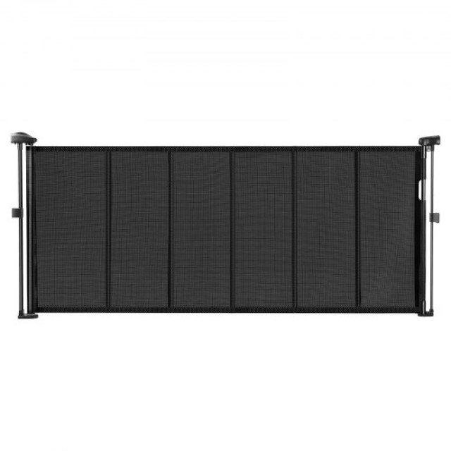 VEVOR Πτυσσόμενη Παιδική Πύλη 870mm Ύψος 1800mm Πλάτος Μαύρη WZSSMHS71INC4MESX001V0