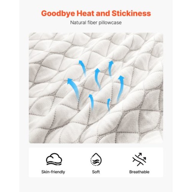 VEVOR Μαξιλάρι Ύπνου King Size με Μνήμης Αφρό, 90 x 48.5 εκ. CZTJYM... VEVOR Μαξιλάρι Ύπνου King Size με Μνήμης Αφρό, 90 x 48.5 εκ. CZTJYM...