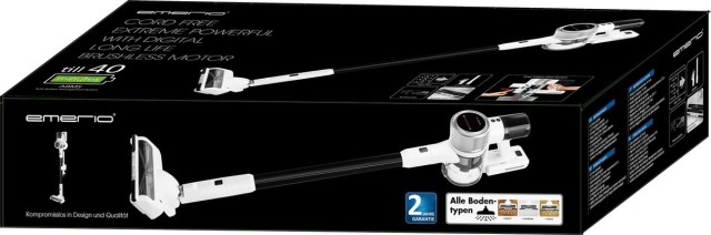 Επαναφορτιζόμενη Σκούπα Stick 25.9V 220 W Λευκό UVC-129496  Emerio