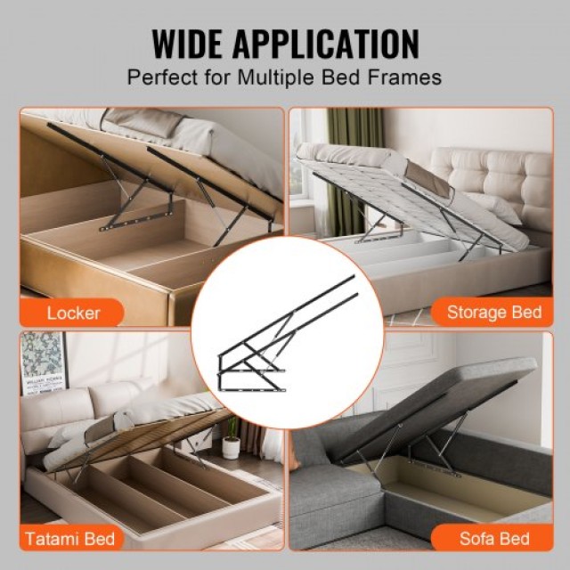 VEVOR  Σετ Ανύψωσης Κρεβατιού 59x79 ιντσών, 265 lbs, DIY Τοίχου CXSJQ1500MM9808RRV0