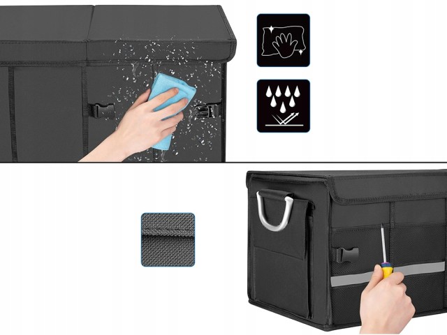 Verk Group Τσάντα Οργάνωσης Πορτμπαγκάζ Αυτοκινήτου με Καπάκι 59074...