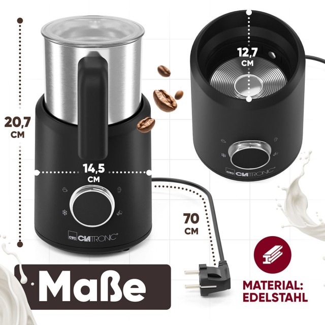 Συσκευή για Ζεστό & Κρύο Αφρόγαλα 500W MS3812 Clatronic