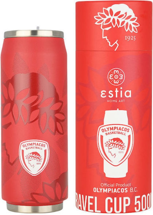 ESTIA Θερμός Ταξιδιού 500ml Ολυμπιακός BC  00-27117
