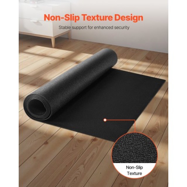 VEVOR Χαλάκι Διαδρόμου για Χαλί 4mm 900x2000mm Εξοπλισμός Άσκησης J...
