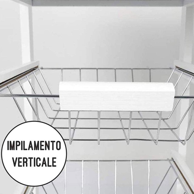 BAKAJI Ξύλινο Καρότσι Κουζίνας με Συρτάρι, 4 Καλάθια και Ράφι με 9 ... BAKAJI Ξύλινο Καρότσι Κουζίνας με Συρτάρι, 4 Καλάθια και Ράφι με 9 ...