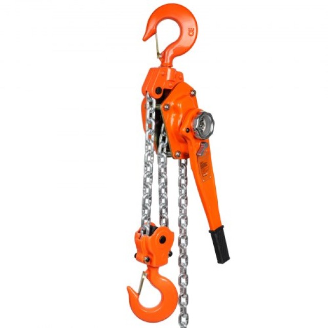 VEVOR Χειροκίνητος Αλυσοτροχός 6 Τόνων, 13200 lbs, 10 FT, G80 Χάλυβας, Φρένο Weston, 360° Γάντζος  CGSBHLH6T10FTZVRQV0
