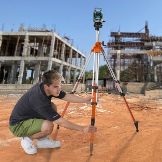 VEVOR Τρίποδο Laser Level με Ρυθμιζόμενο Ύψος 114 cm  JZSJJCZXSJS0I5FWEV0