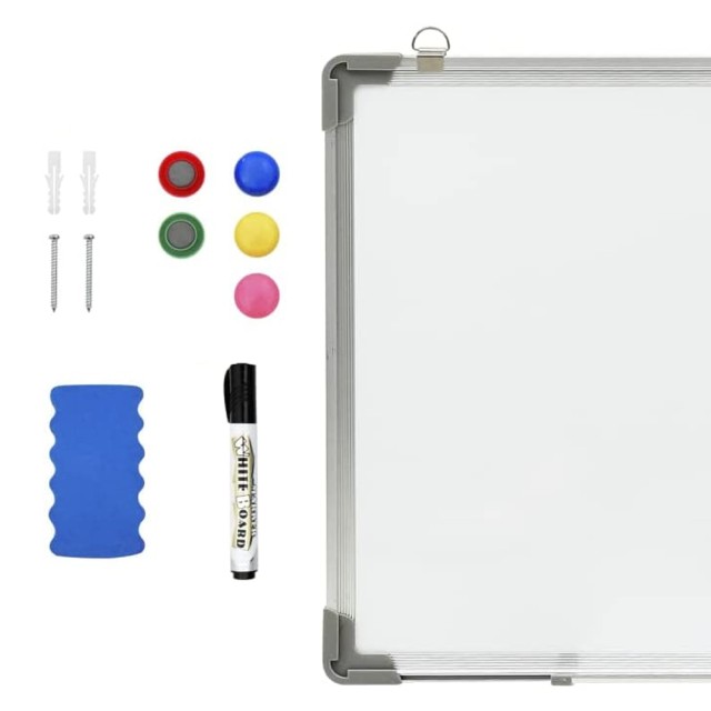 BAKAJI Μαγνητικός Πίνακας Λευκός 50x35 από Αλουμίνιο με Σβηστό Μαρ... BAKAJI Μαγνητικός Πίνακας Λευκός 50x35 από Αλουμίνιο με Σβηστό Μαρ...