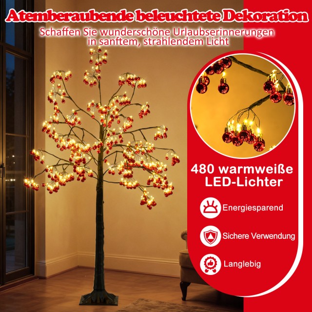 Costway Φωτιζόμενο Χριστουγεννιάτικο Δέντρο 150 εκ. με 480 LED και ... Costway Φωτιζόμενο Χριστουγεννιάτικο Δέντρο 150 εκ. με 480 LED και ...