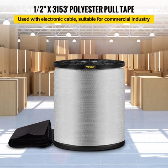 VEVOR Ταινία Έλξης 1250Lbs, 3153 x 1/2 για Καλώδια & Σωλήνες  DL12.7MMX961MPGRIV0