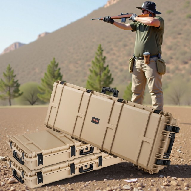 VEVOR Αδιάβροχη και Ανθεκτική Θήκη Όπλου IP67, 1320 mm, με Σχήματα ... VEVOR Αδιάβροχη και Ανθεκτική Θήκη Όπλου IP67, 1320 mm, με Σχήματα ...