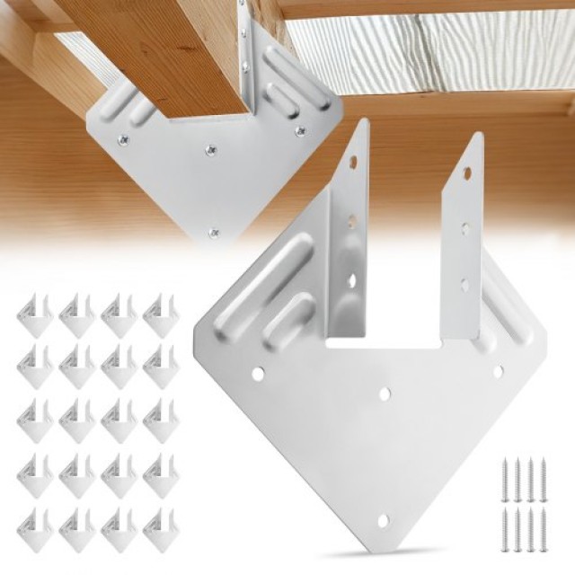 VEVOR Συνδετήρες Αντοχής για Ράφτερς 135x40x63mm 25τμχ TLDJ2XINCH25...