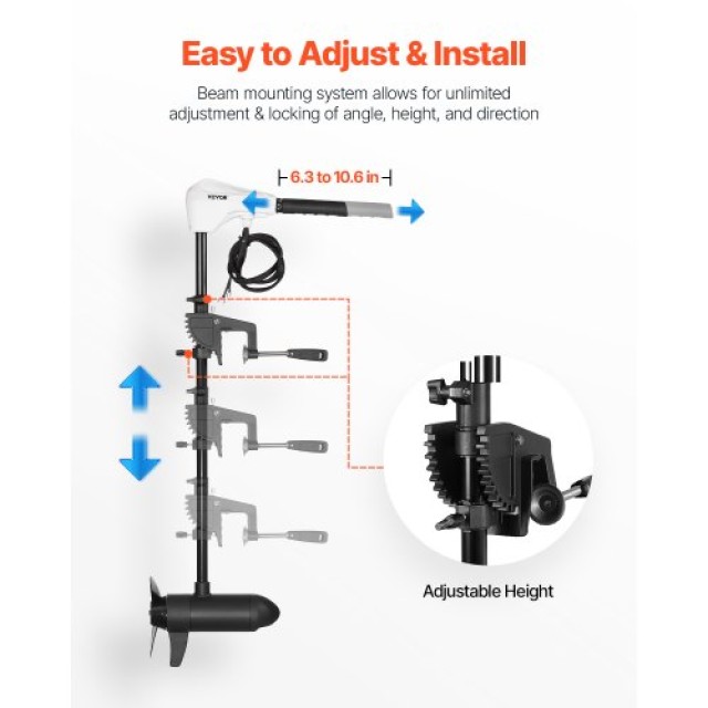 VEVOR 55lb Ηλεκτρική Εξωλέμβια Κινητήρας Θαλάσσης 12V SDKTDMD12V55P... VEVOR 55lb Ηλεκτρική Εξωλέμβια Κινητήρας Θαλάσσης 12V SDKTDMD12V55P...