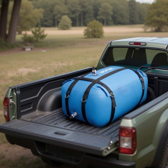 VEVOR Ασκός Αποθήκευσης Νερού 132L, Φορητός & Αναδιπλούμενος (34.3 ...