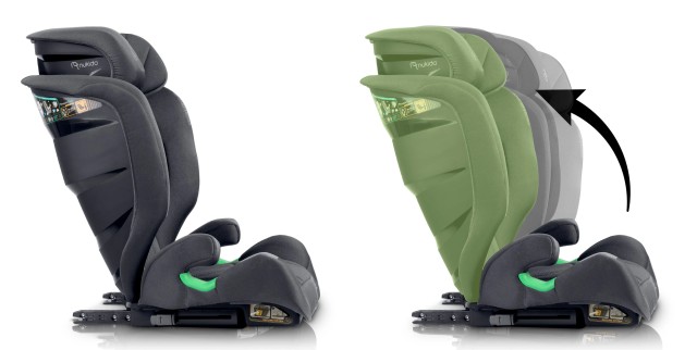 Παιδικό Κάθισμα Αυτοκινήτου με Isofix Γκρι 15-36kg 710011 Nukido