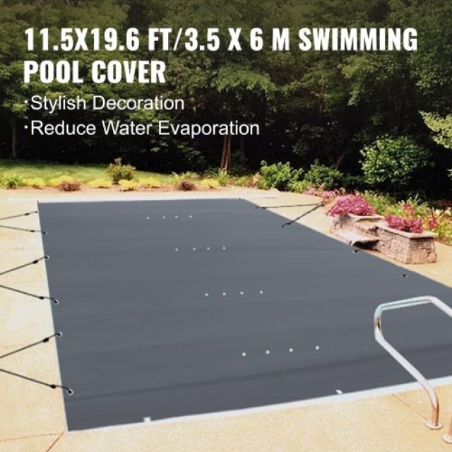 Κάλυμμα Ασφαλείας Πισίνας VEVOR 11.5x19.6 ft, Χειμερινό Κάλυμμα Πισίνας  YYCM3.5X6MWYMS001V0